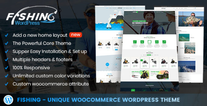 Fishing - WordPress Theme For Fishing Store