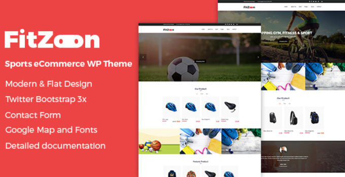 Fitzoon - Sports Store WooCommerce WordPress Theme