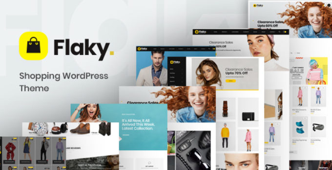 Flaky - A Responsive WooCommerce Theme for Online Shopping Websites