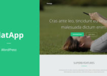 FlatApp | App Landing Page for WordPress
