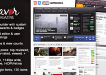 Flavor - Responsive/HD Magazine/Review AJAX Theme
