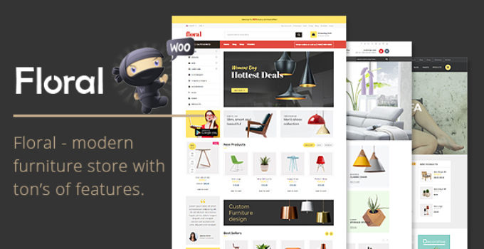Floral - Furniture Store WooCommerce WordPress Theme