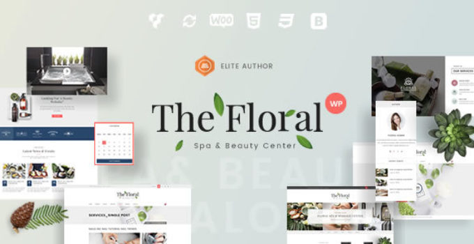 Floral - Spa and Beauty Responsive WordPress Theme