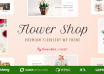 Flower Shop - Florist Boutique & Decoration Store WordPress Theme