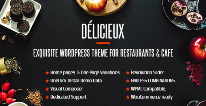 Food Delicieux | Creative Restaurant Wordpress Theme