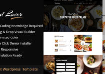 Food Lover Restaurant WordPress Theme