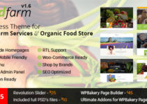 FoodFarm – WordPress Theme for Farm, Farm Services and Organic Food Store