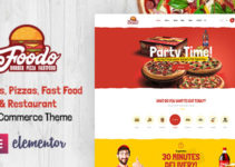 Foodo - Fast Food Restaurant WordPress Theme