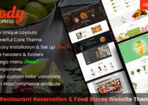 Foody - WordPress Restaurant Reservation & Food Store Website Theme