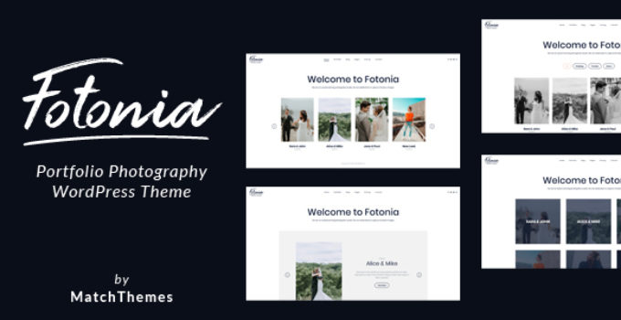 Fotonia - Portfolio Photography Theme for WordPress