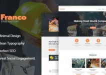 Franco | Steel Factory WordPress Theme