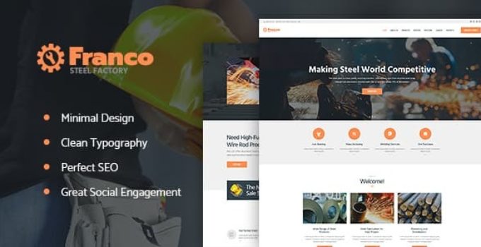 Franco | Steel Factory WordPress Theme
