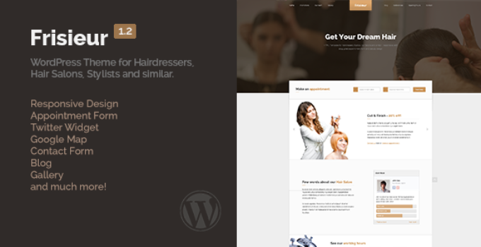 Frisieur - WordPress Theme for Hair salons