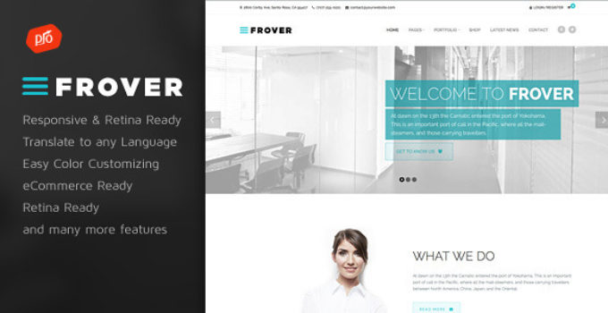 Frover - Muti-Purpose WordPress Theme