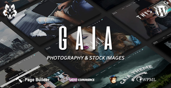 Gaïa - Photography and Stock Images WordPress Theme
