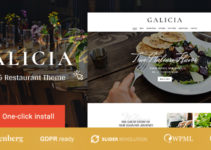 Galicia - Restaurant WordPress Theme