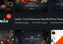 Gamba - Food & Restaurant WordPress Theme