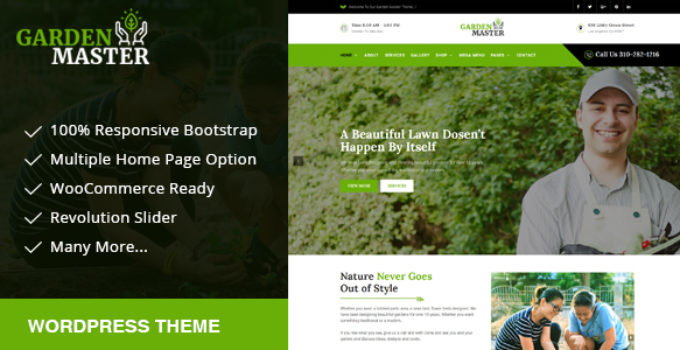 Garden Master - Gardening, Lawn & Landscaping Multi-Purpose WordPress Theme