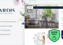 Gardis | Blinds and Curtains Studio & Shop WordPress Theme