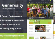 Generosity - Charity Non-profit WordPress Theme