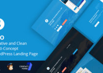 GEO - Creative and Clean Multi-Concept WordPress Landing Page Theme
