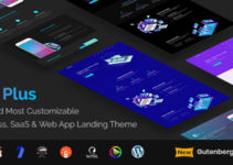 GEO Plus - WordPress SaaS & Web App Landing Page Theme