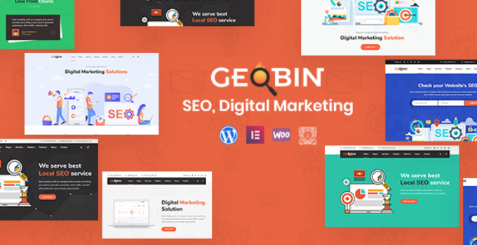GeoBin | Digital Marketing Agency, SEO WordPress Theme