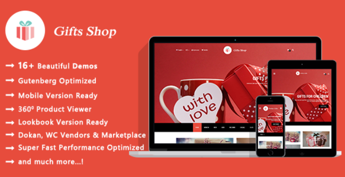 Gifts Shop - Gift and Souvenir WooCommerce WordPress Theme