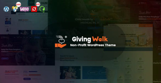 GivingWalk – Multipurpose Nonprofit WordPress Theme