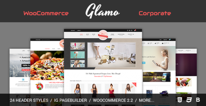 Glamo - Responsive WordPress Ecommerce Theme