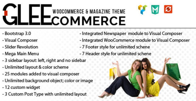 GleeCommerce - Multiconcept Woo and Magazine Theme