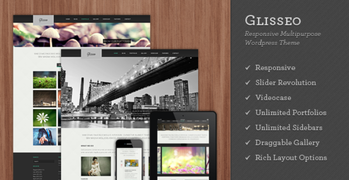Glisseo - Responsive Multipurpose WordPress Theme