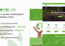 Go Solar - Eco & Nature / Environment WordPress Theme