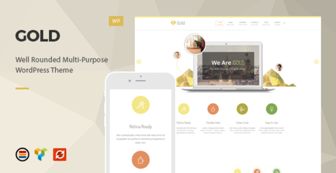 Gold - Responsive Business WordPress Theme