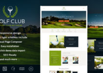 Golf Club - Sports & Events WordPress Theme