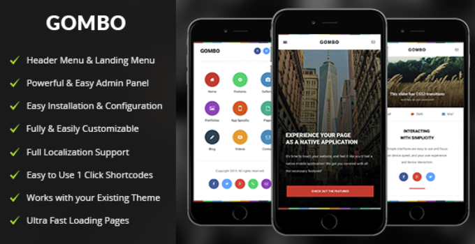Gombo | Mobile WordPress Theme