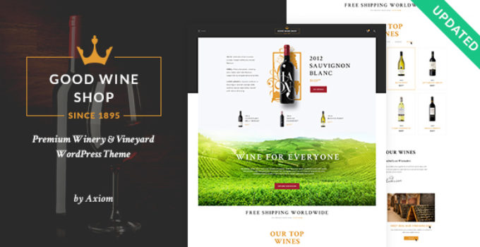Good Wine | Wine House, Winery & Wine Shop WordPress Theme