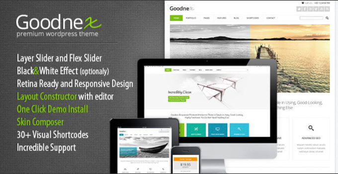 Goodnex | Creative Design Agency Responsive WordPress Theme