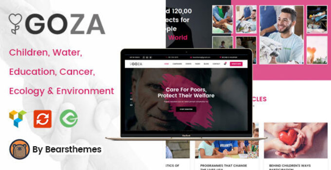 Goza - Nonprofit Charity WordPress Theme