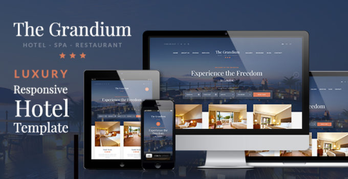 Grandium - Responsive WordPress Hotel Theme