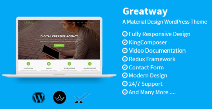 Greatway - Material Design WordPress Theme