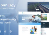 Green Energy and Ecology Multipurpose WordPress Theme - Sunergy