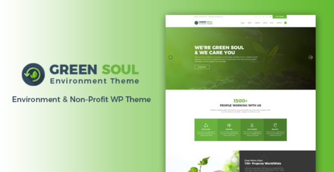 Green Soul - Environment & Non-Profit WordPress Theme