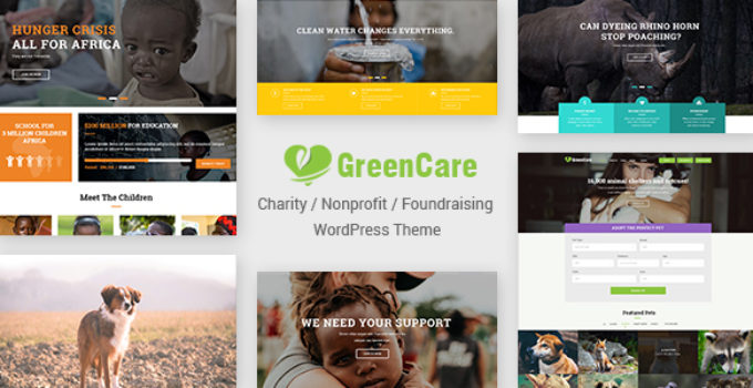 GreenCare | All-in-one WordPress Theme For Charity And Nonprofit