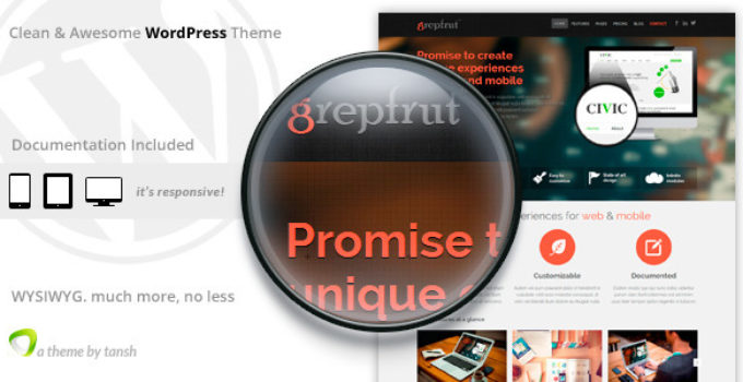 Grepfrut Software WordPress Theme