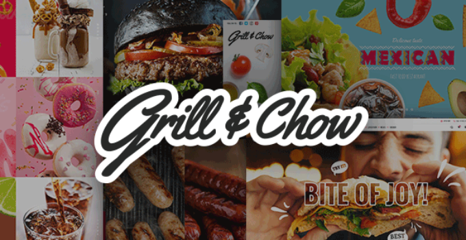 Grill and Chow - Fast Food, Pizza, and Diner Theme