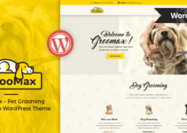Groomax - Pet Grooming & Shop WordPress Theme