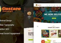 Gustavo | Mexican Grill, Bar & Restaurant WordPress Theme