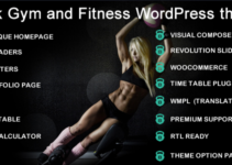 Gym brick gym fitness WordPress Theme RTL