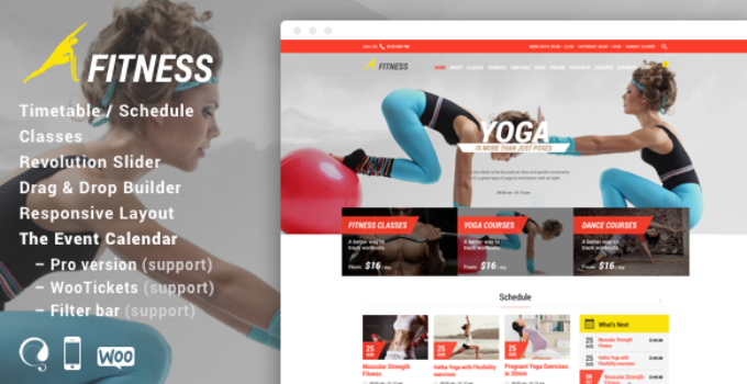 Gym Fitness - WordPress